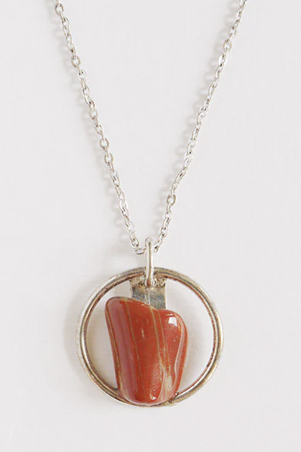 Vintage 70s ketting met steen