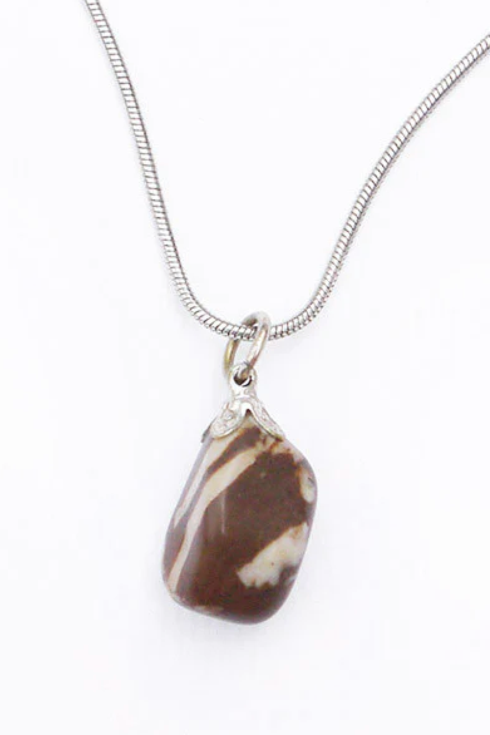 Ketting met Zebra jaspis