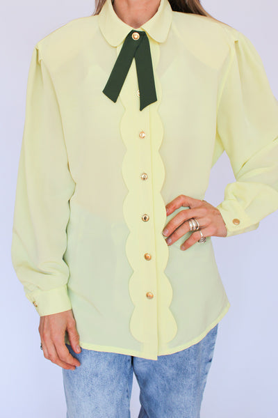 Vintage 80s secretary blouse_2