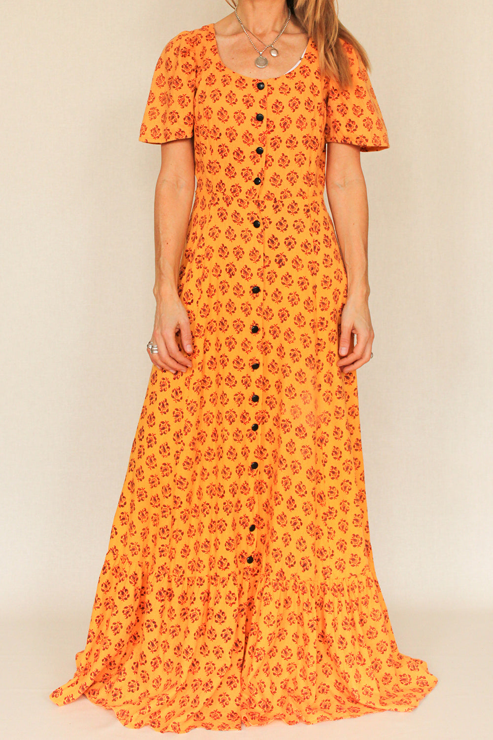 Vintage Indiase Bohemian hippie jurk_1