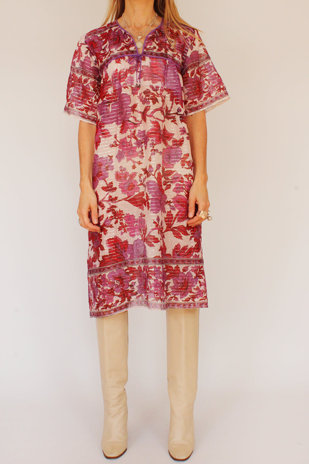 Vintage Indiase hippie jurk