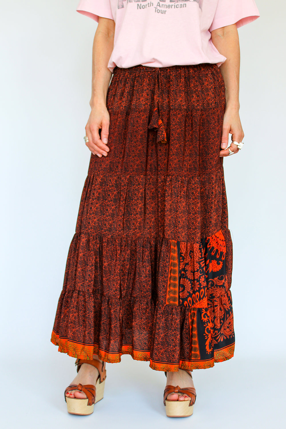 Vintage Indiase strokenrok