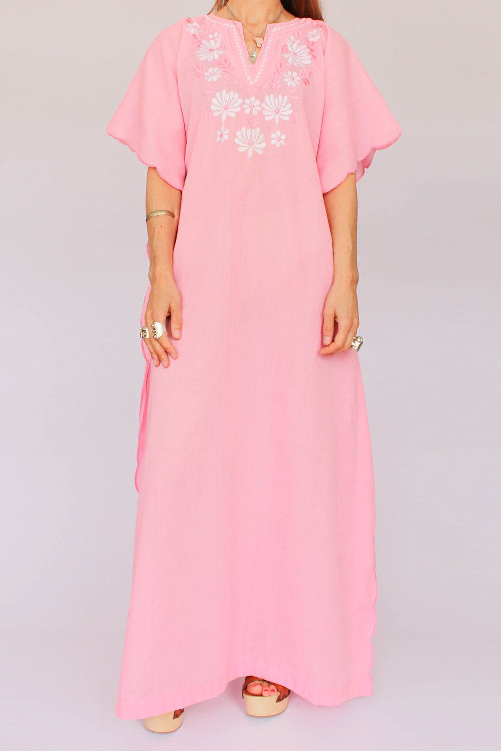 Vintage seventies kaftan jurk_1