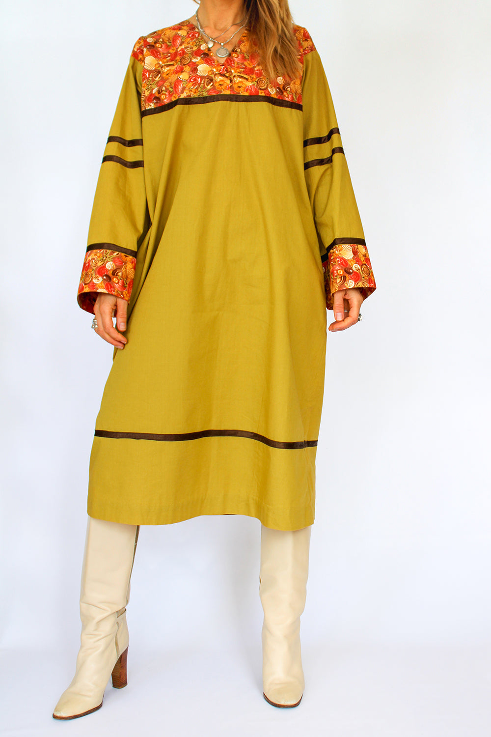 Vintage seventies hippie jurk_1
