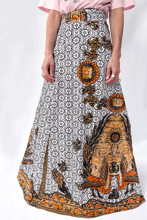 70s vintage Batik wikkelrok