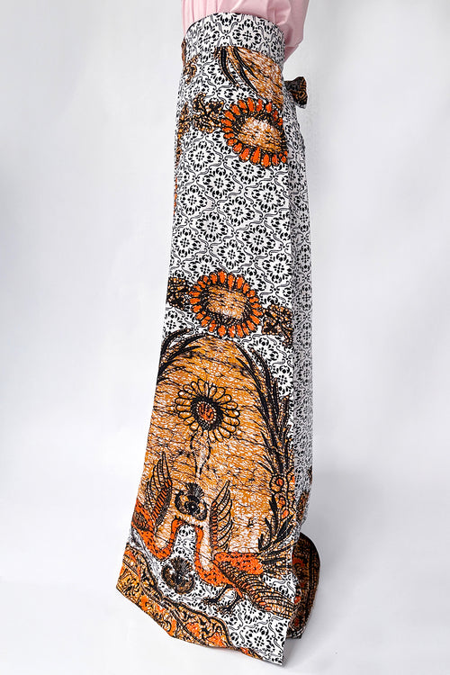 70s vintage Batik wikkelrok