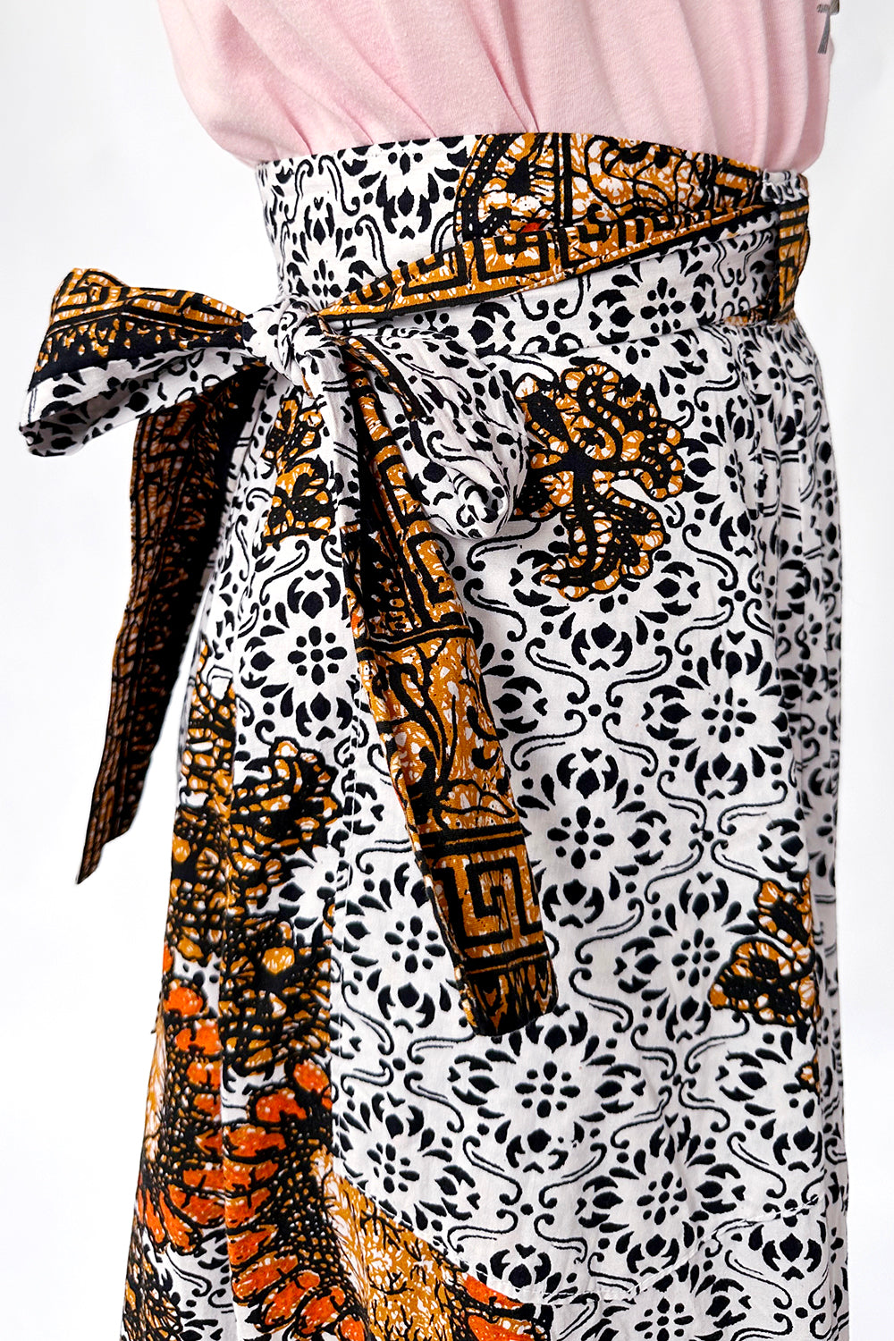 70s vintage Batik wikkelrok