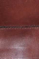 70s vintage leren handtas