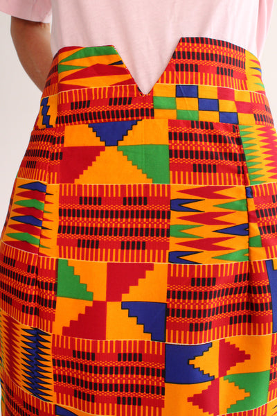Handgemaakte Afrikaanse batik kokerrok