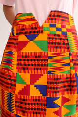 Handgemaakte Afrikaanse batik kokerrok