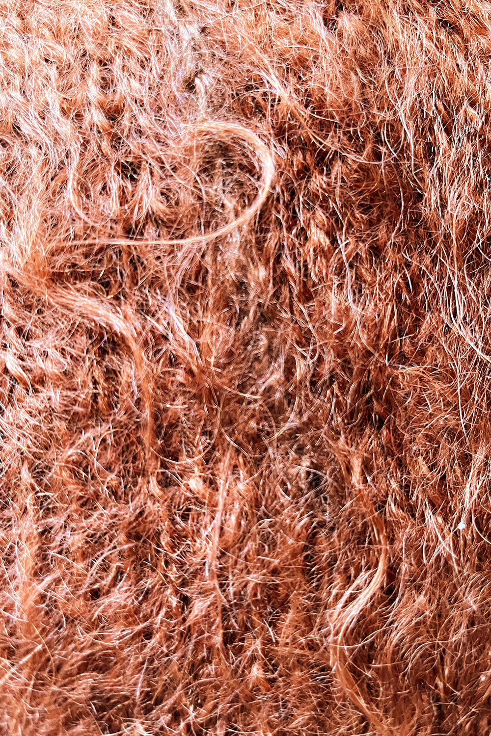 Vintage oversized 1980s Mohair vest