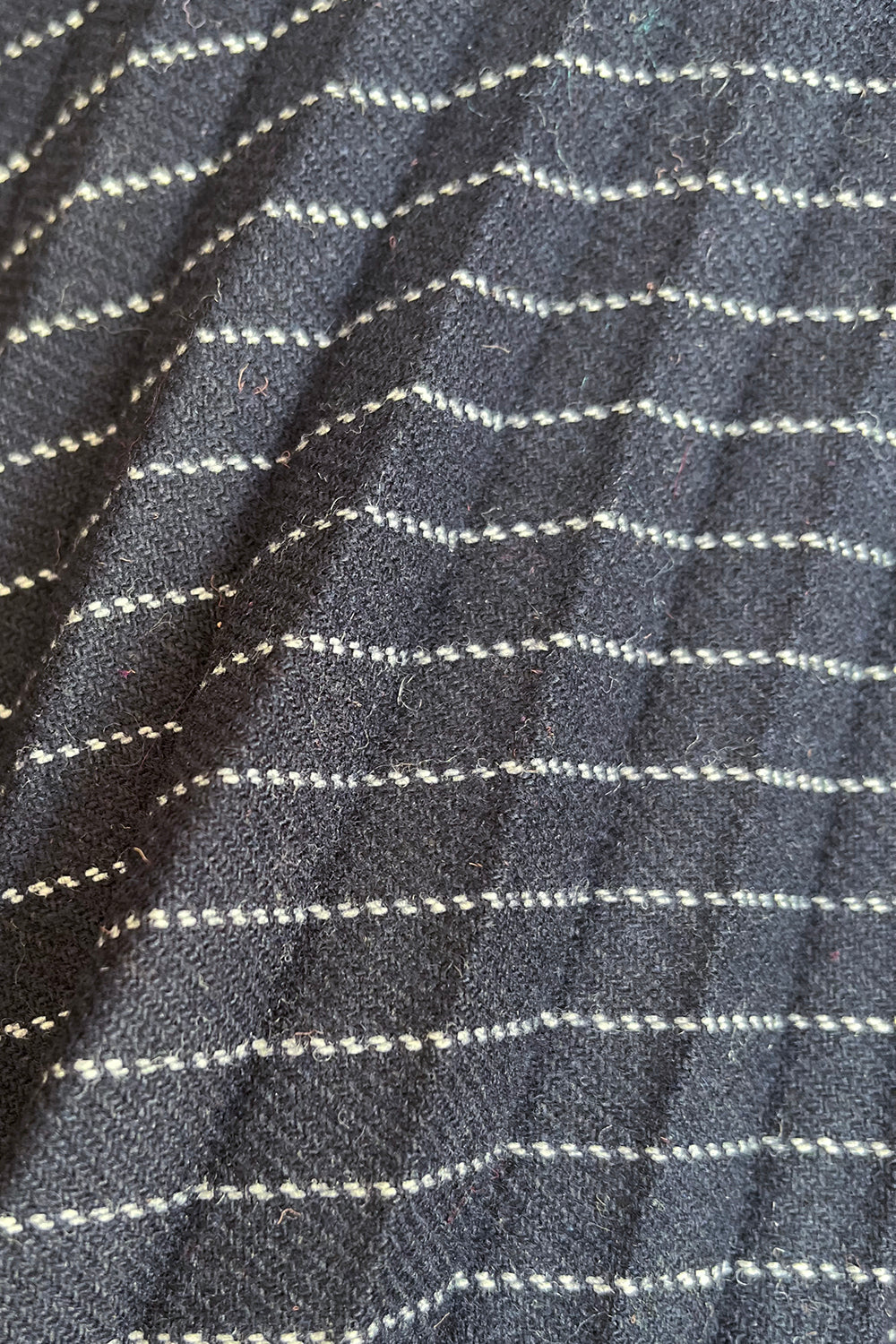 Vintage krijtstreep plooirok