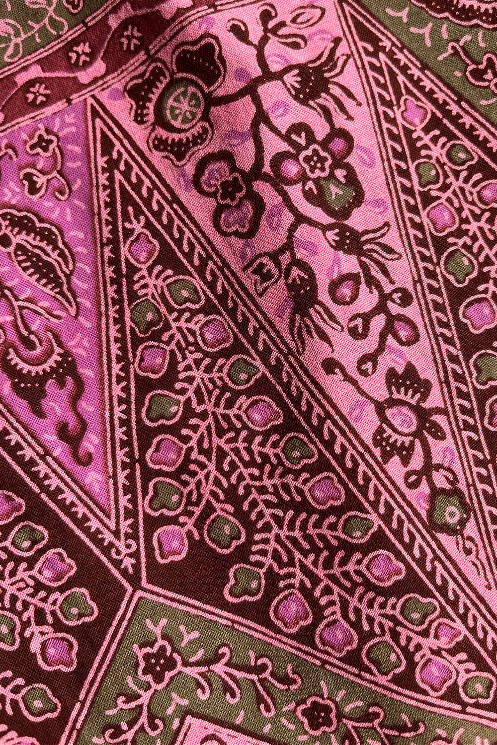 Vintage 70s Batik wikkelrok