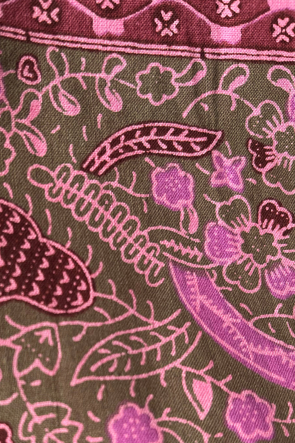 Vintage 70s Batik wikkelrok