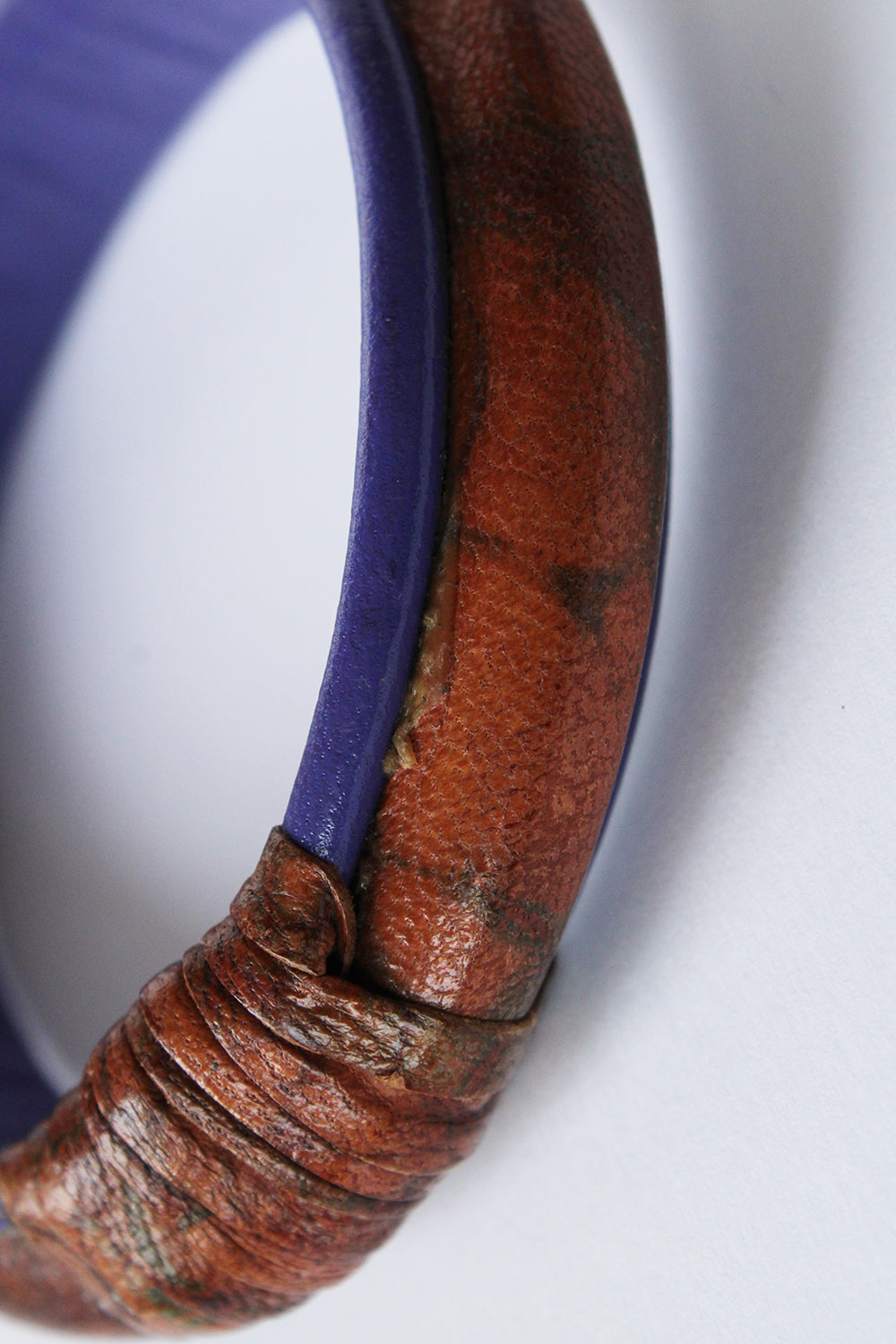 Vintage armband van leer