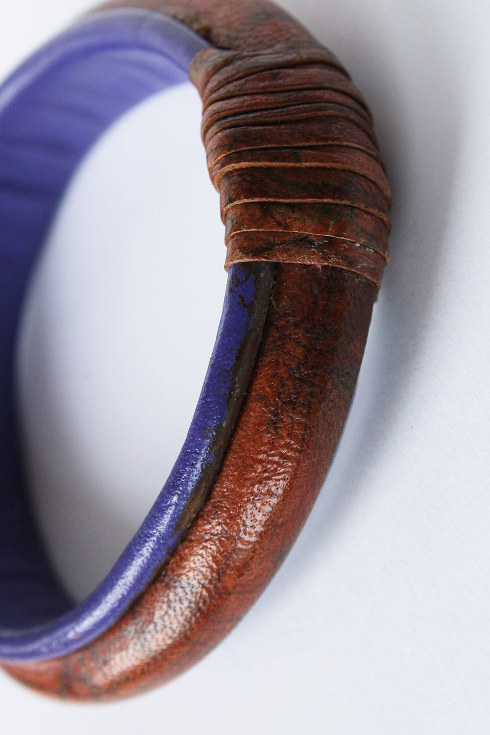 Vintage armband van leer