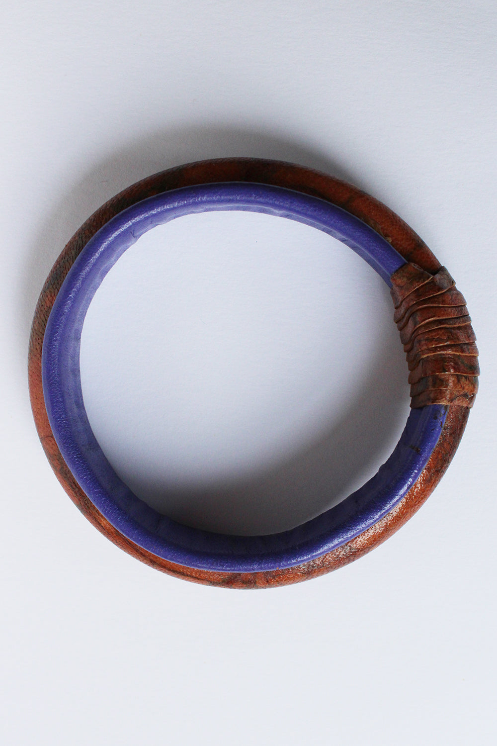 Vintage armband van leer