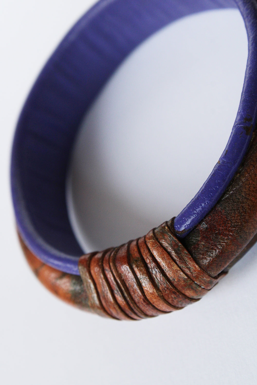 Vintage armband van leer