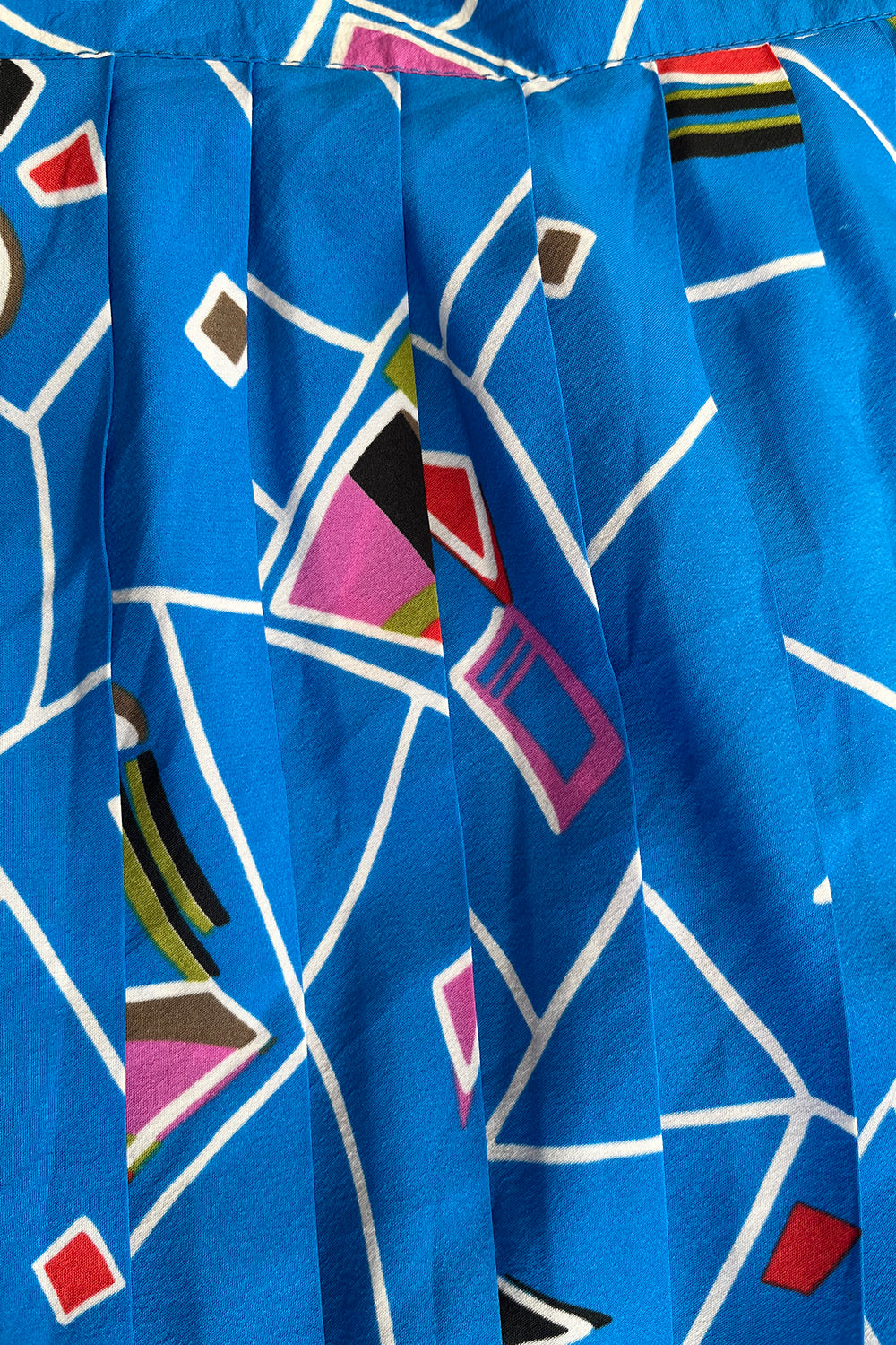 Vintage Jaren 80 Plissé Rok