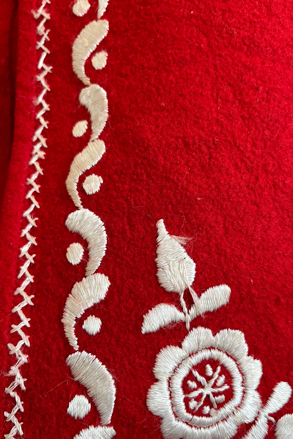 Vintage geborduurd Folklore gilet