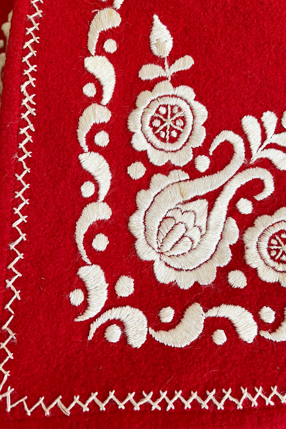 Vintage geborduurd Folklore gilet