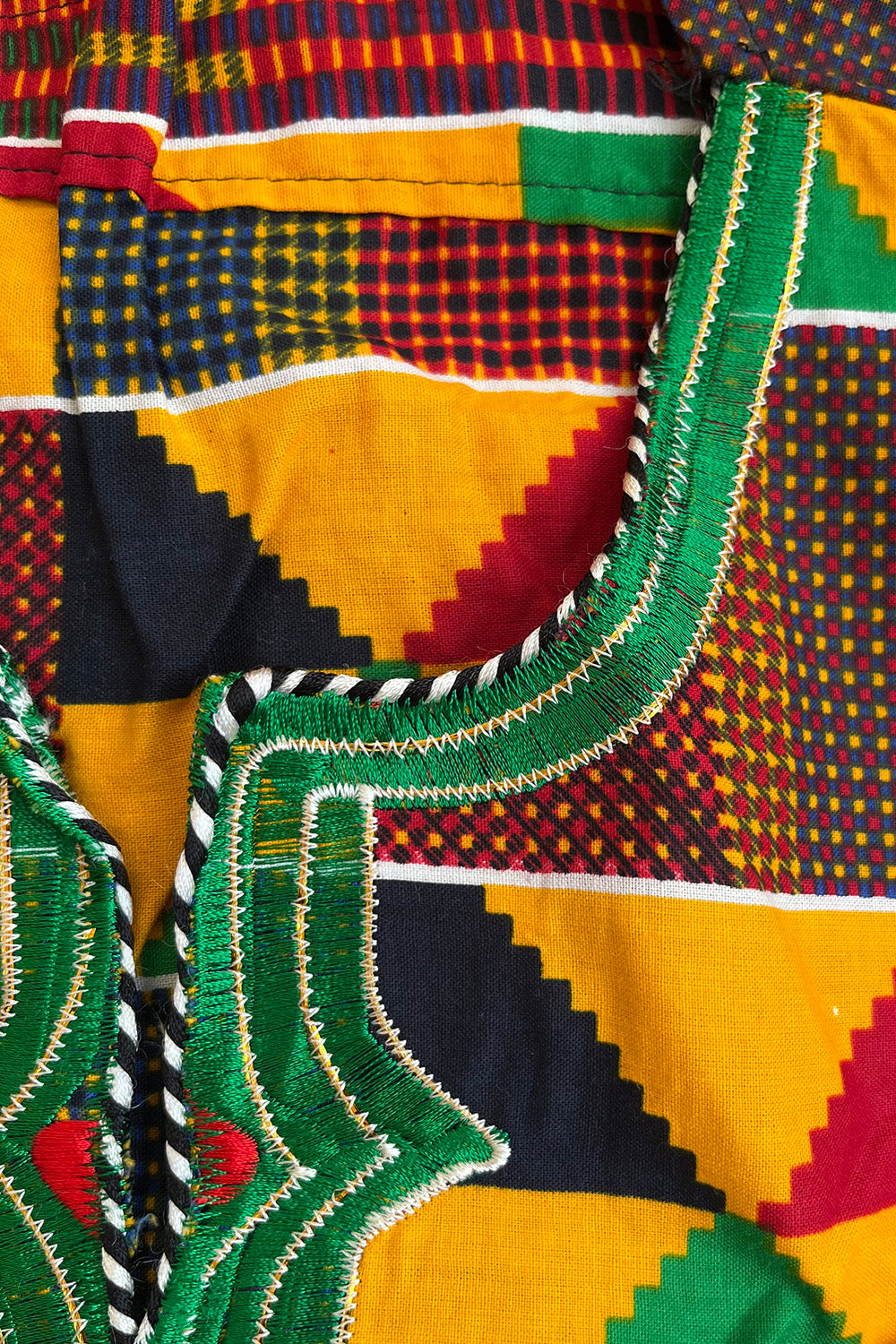 Vintage Afrikaanse Batik tuniek