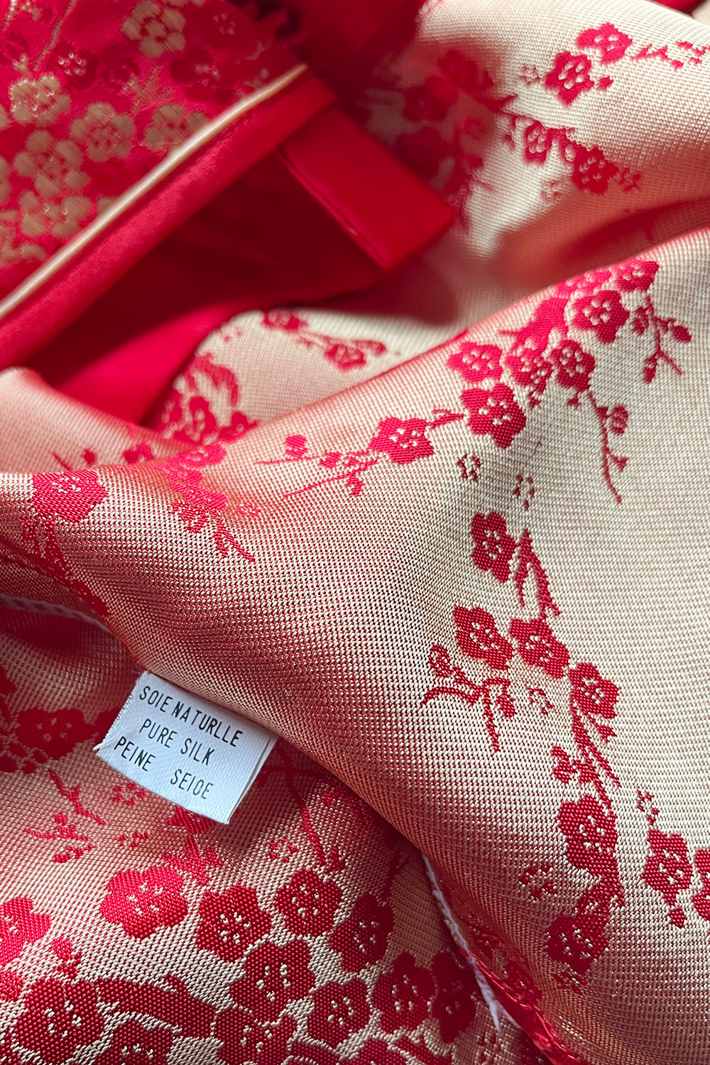 Vintage Zijden Chinese Cheongsam Blouse