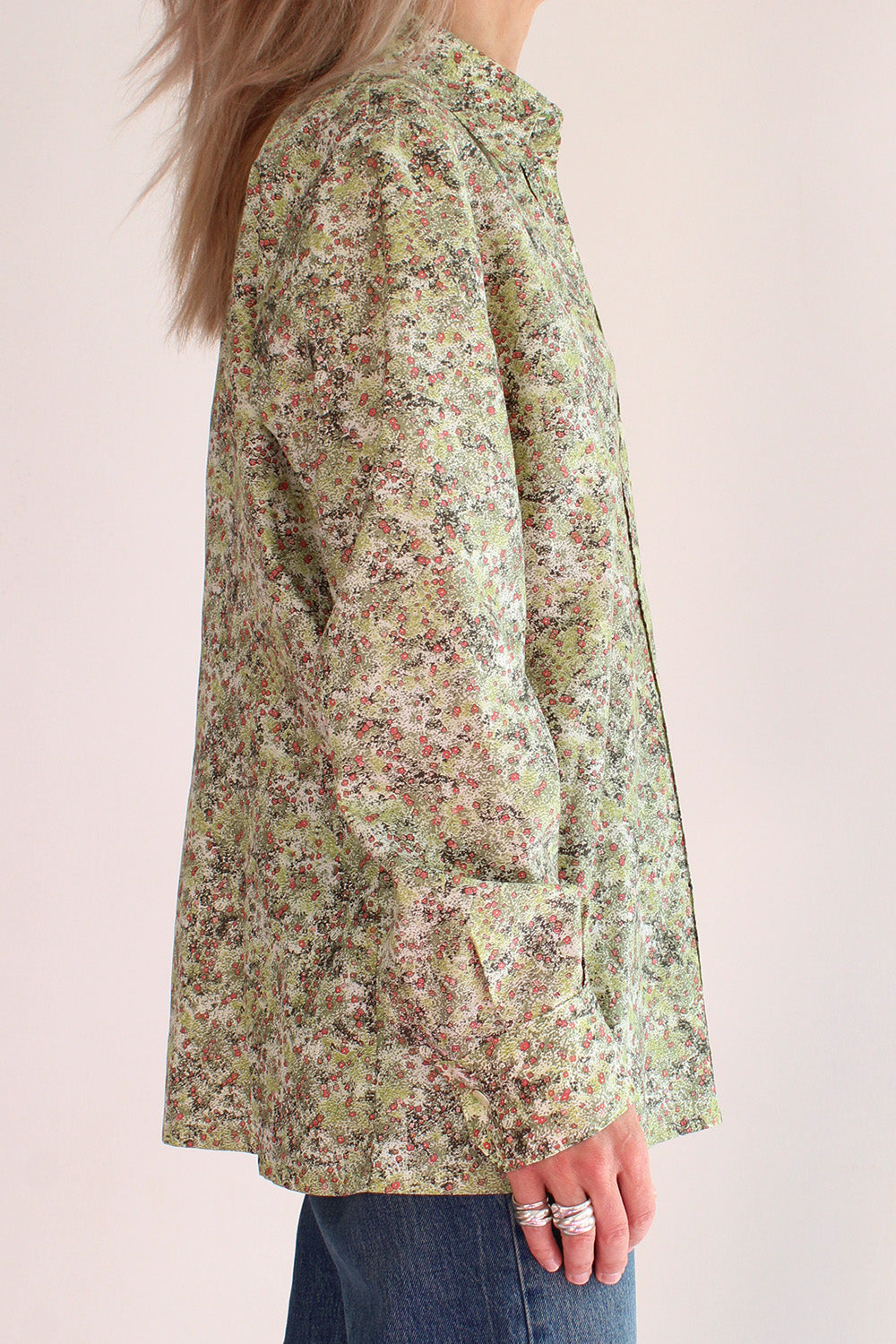 Vintage 70s gebloemde blouse
