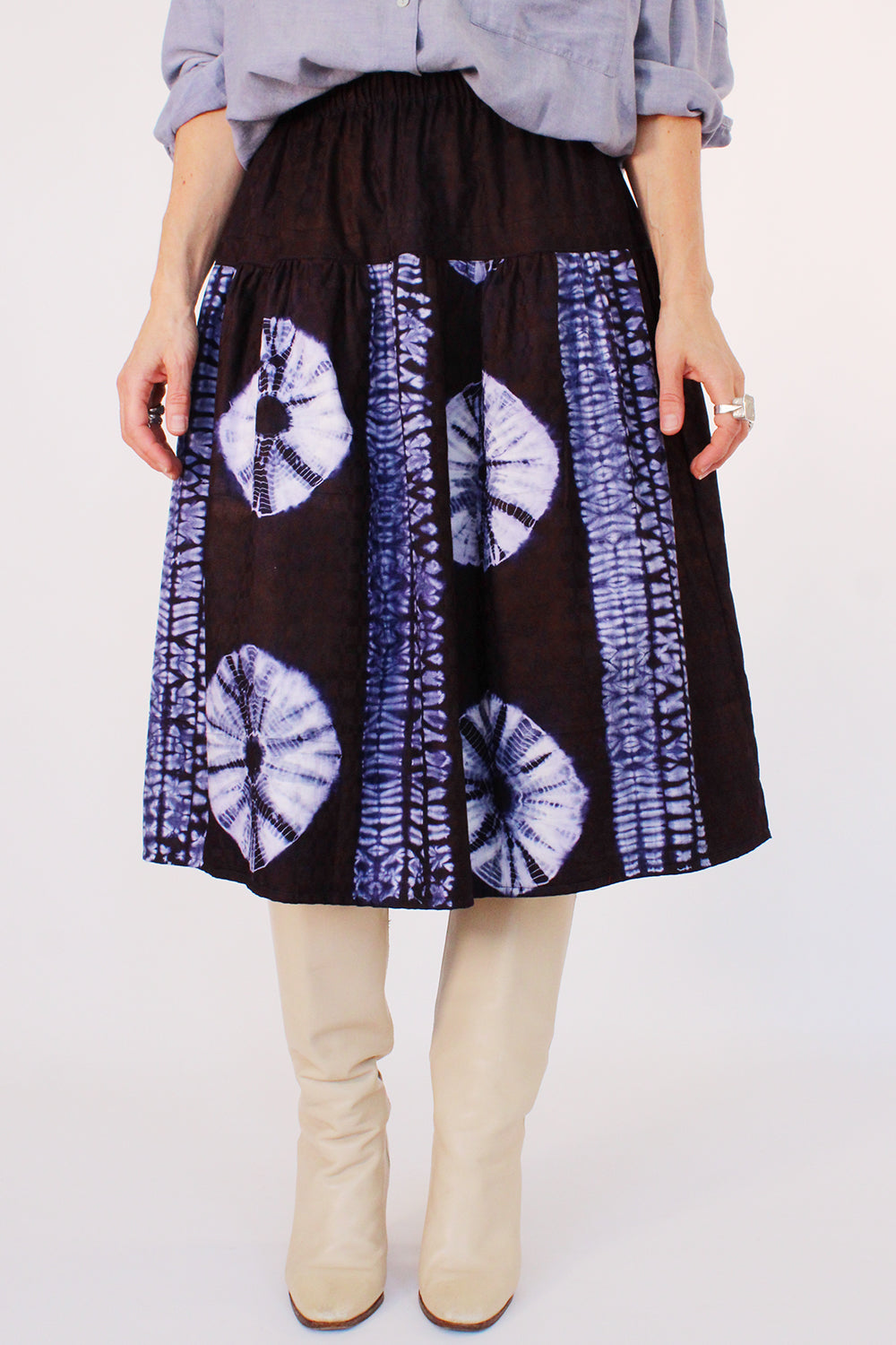 Vintage 1970s Tie Dye rok