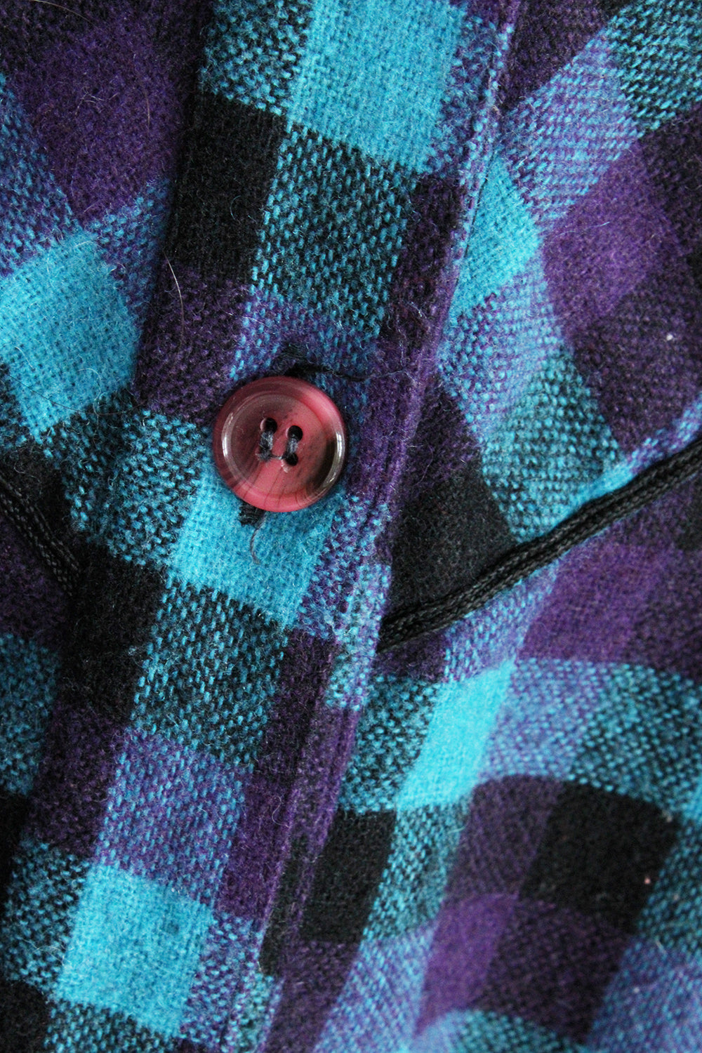 Vintage 1970s geruite playsuit