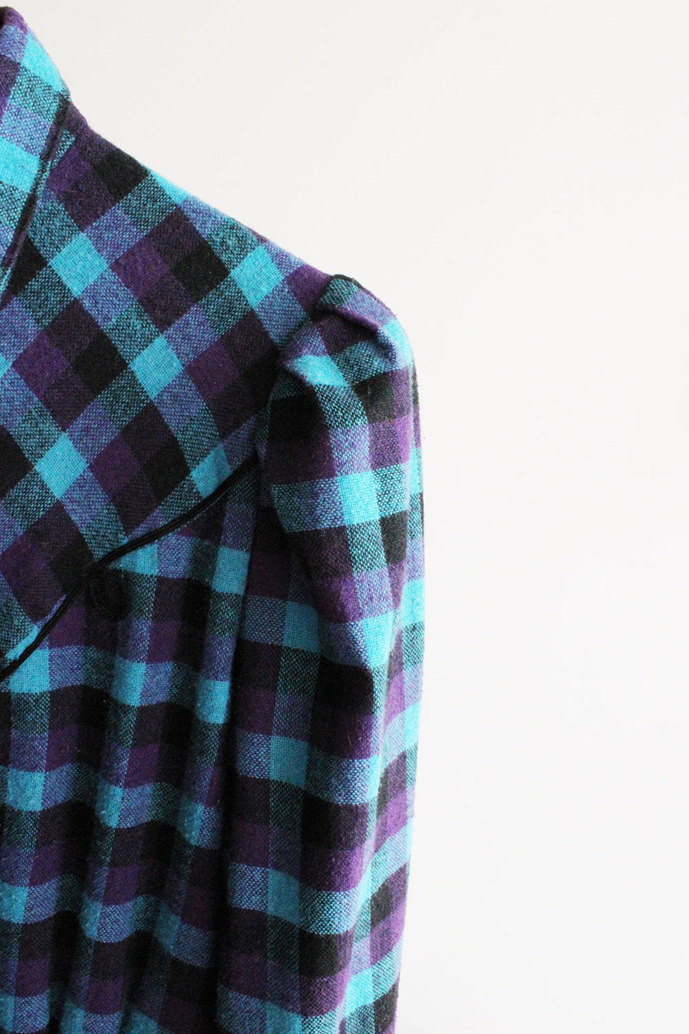 Vintage 1970s geruite playsuit