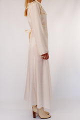 Vintage 1970s jurk met kant