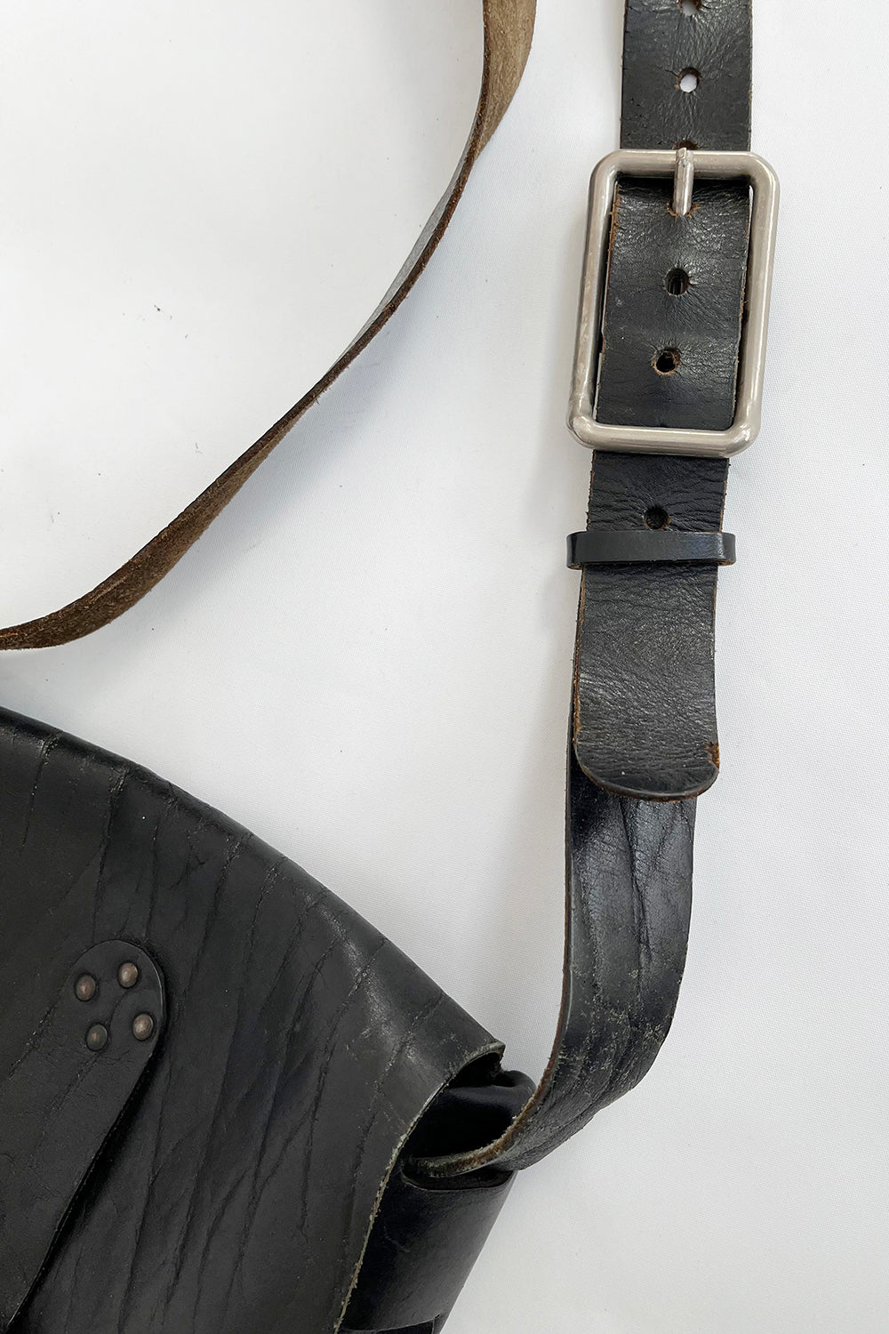 Vintage 60s Tuigleer schoudertas