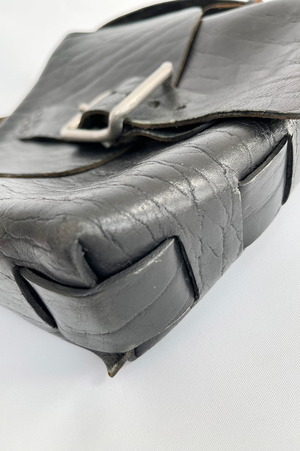 Vintage 60s Tuigleer schoudertas