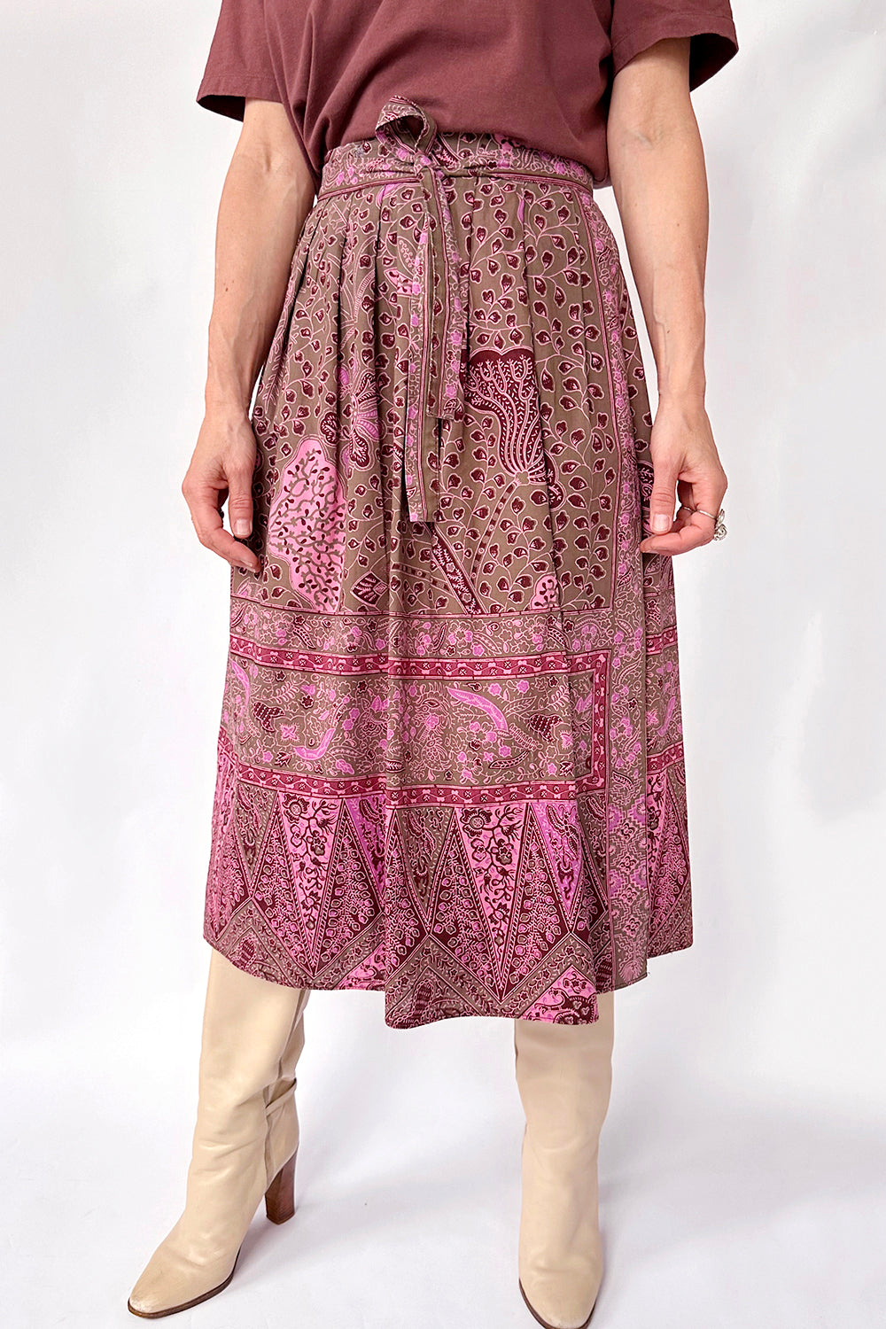 Vintage 70s Batik wikkelrok