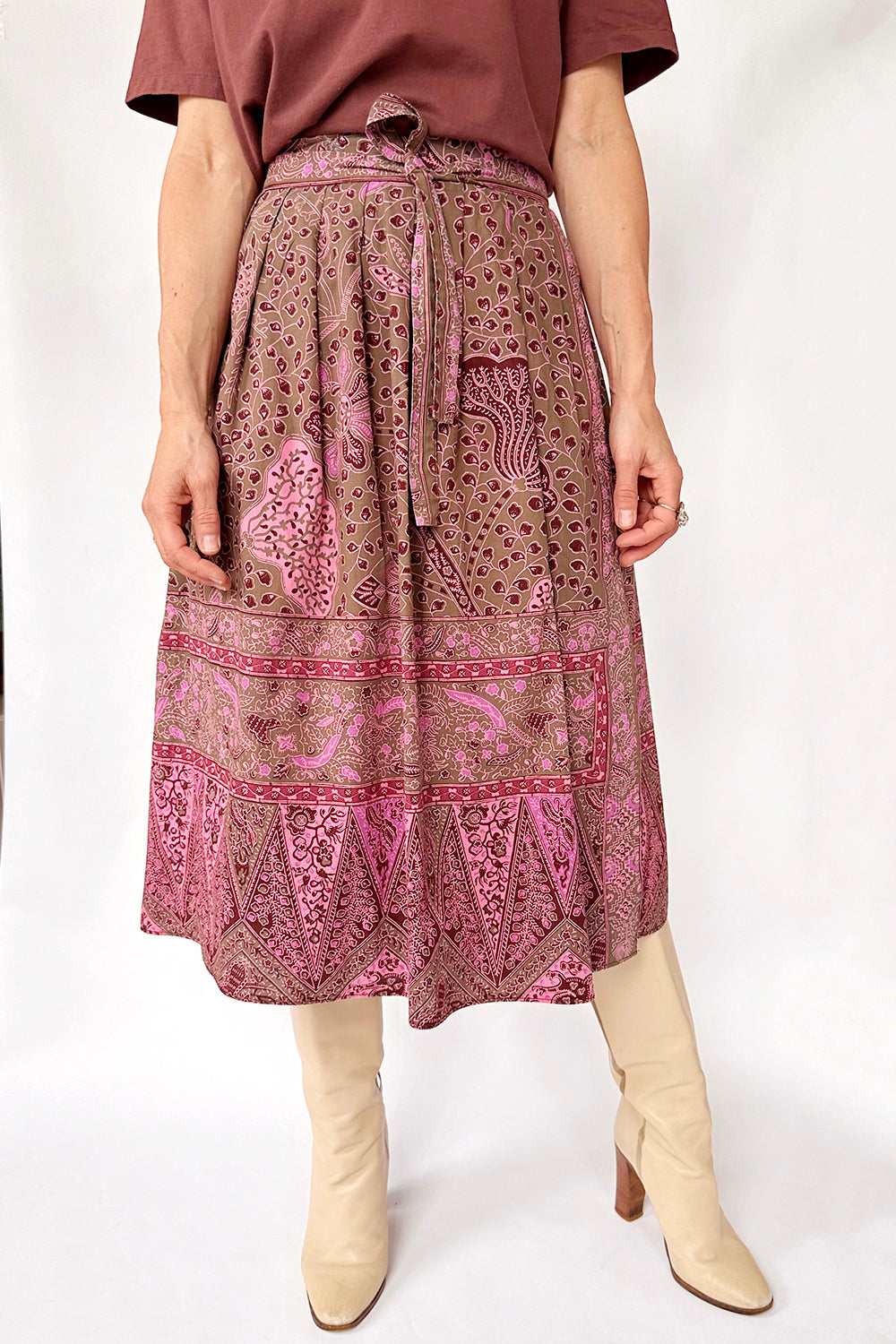Vintage 70s Batik wikkelrok