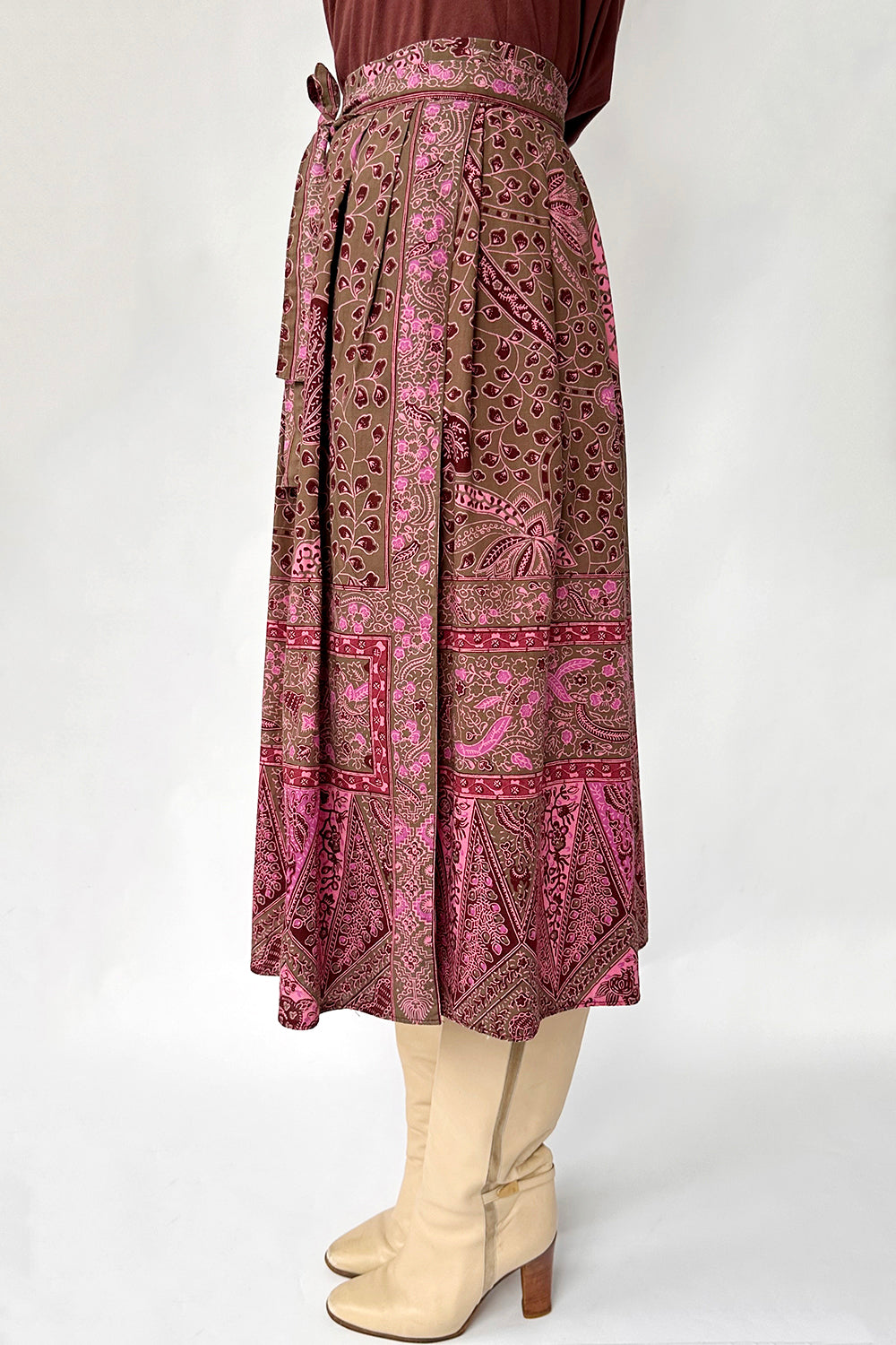 Vintage 70s Batik wikkelrok