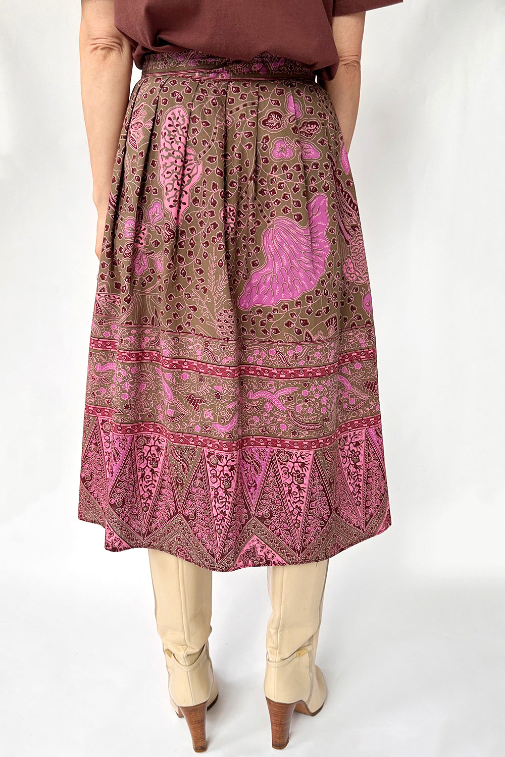 Vintage 70s Batik wikkelrok