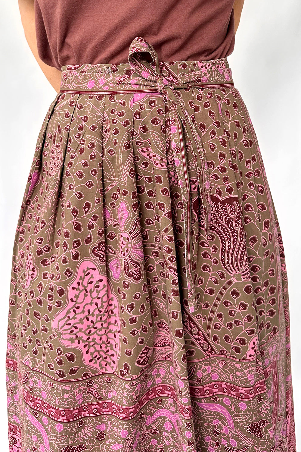 Vintage 70s Batik wikkelrok