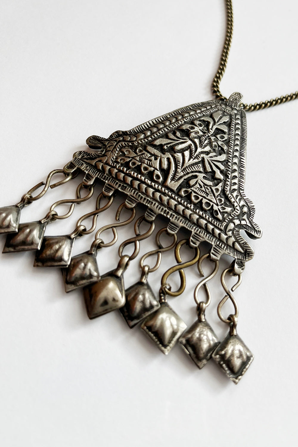 Vintage 1970s ethnic statement ketting, bohemian vintage sieraden Secondhandnew