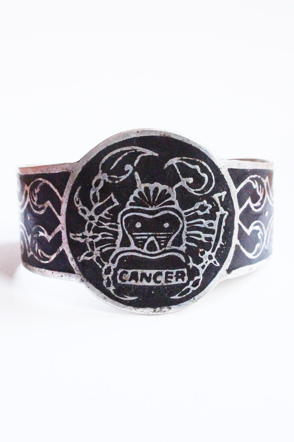 Vintage 70s Kreeft sterrenbeeld armband