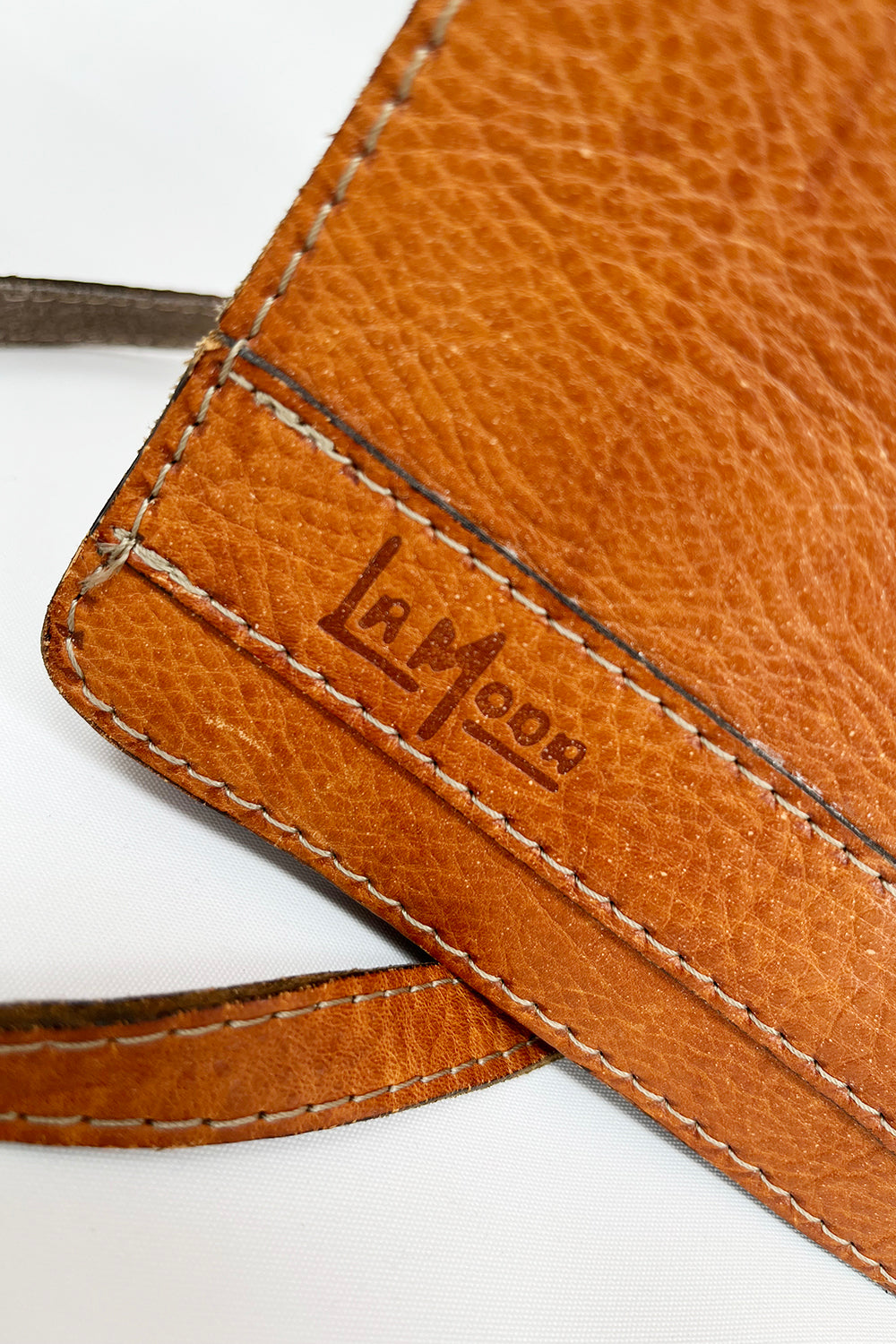 Vintage 70s Tuigleer schoudertas