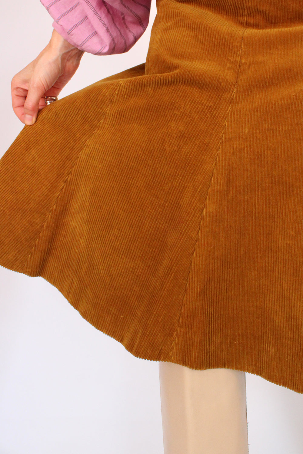 Vintage 70s corduroy rok