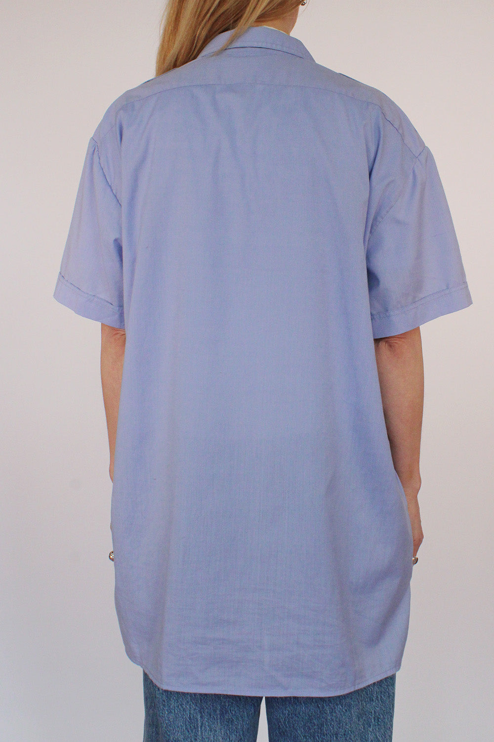 Vintage 70s overhemd met korte mouw