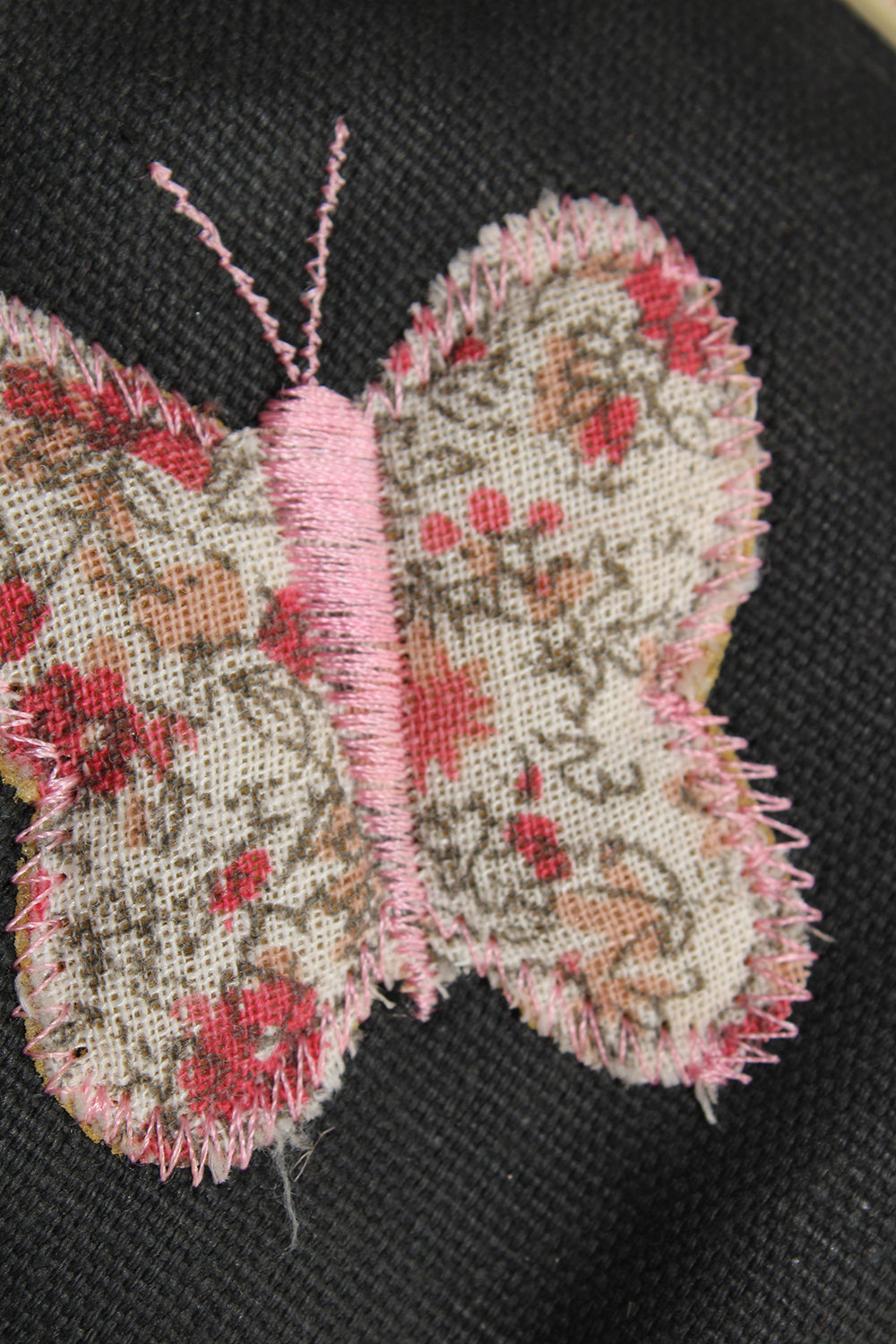 Vintage 70s patchwork tasje met knipsluiting