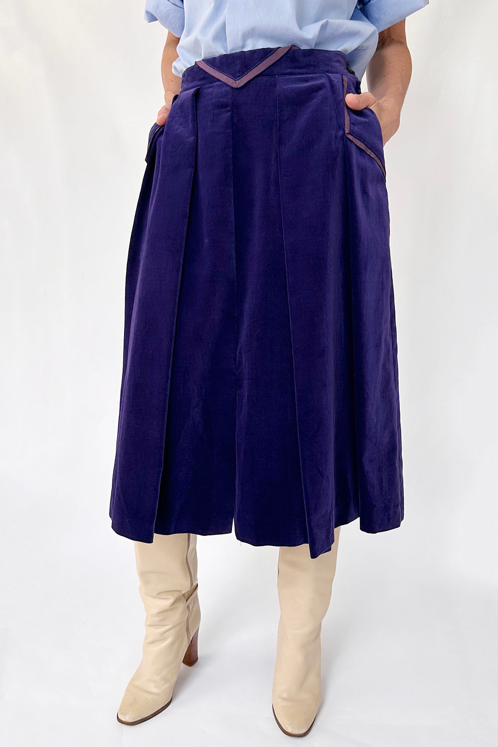 Vintage 70s velvet rok