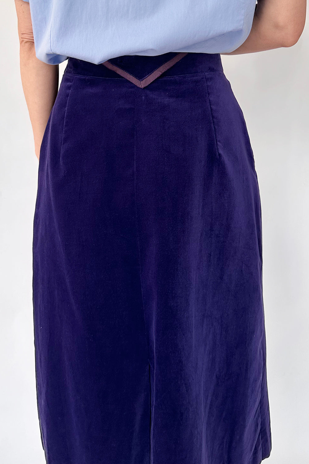 Vintage 70s velvet rok