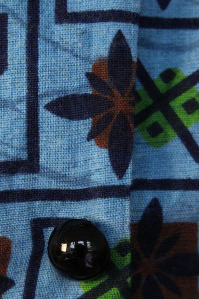 Vintage Afrikaanse Batik korte top