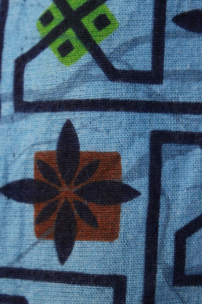 Vintage Afrikaanse Batik korte top