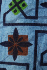 Vintage Afrikaanse Batik korte top